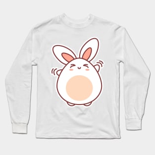 Happy Kawaii Rabbit Long Sleeve T-Shirt